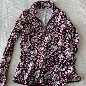 Kate Spade Floral Quarter Zip